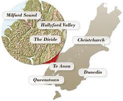 South Island  Map
